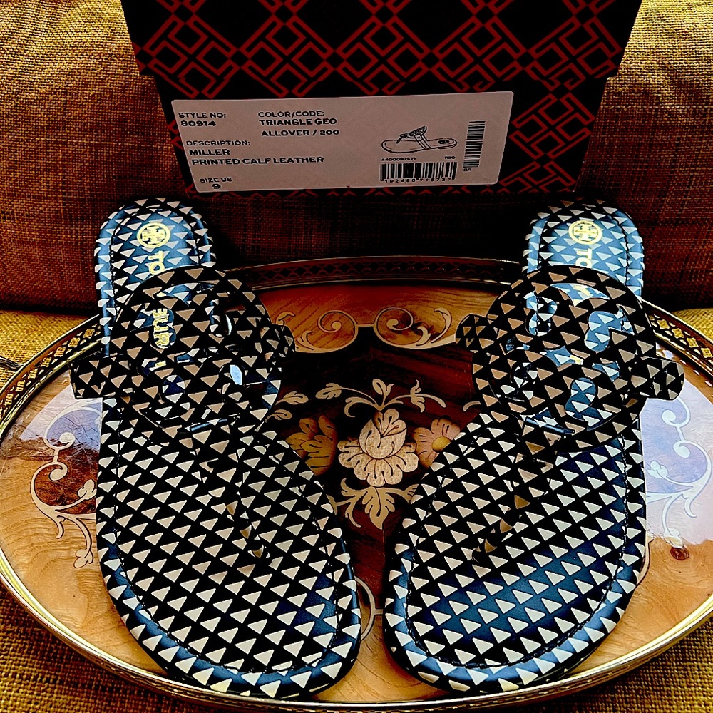 Tory Burch leather Miller Sandals